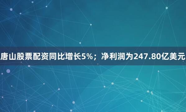 唐山股票配资同比增长5%；净利润为247.80亿美元